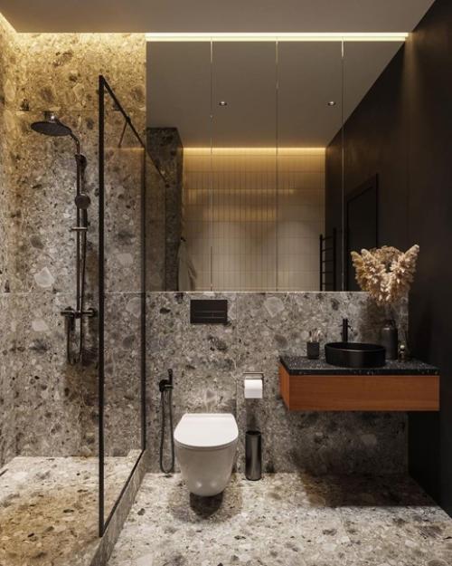 Лаконичный интерьер однокомнатной квартиры. 09