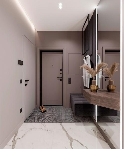 Стильный дизайн - проект, площадью - 80 кв. 06