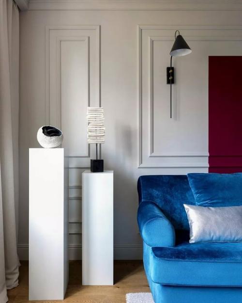 Яркая квартира.  Цвет в интерьере основой концепции стал.