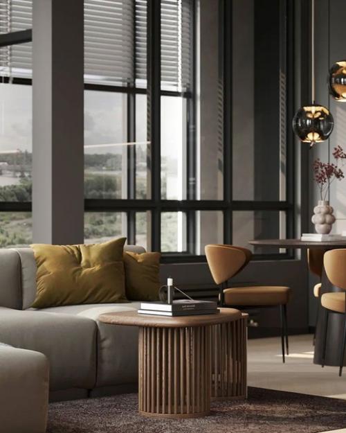 Дизайн однокомнатной квартиры площадью 55 кв. 03