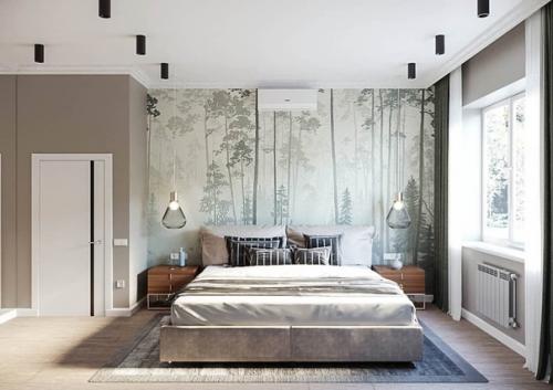 Спальня в загородном доме. 01