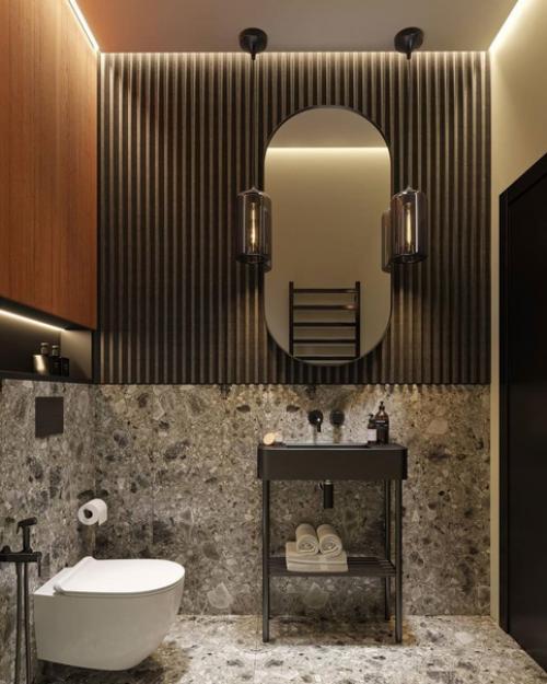 Лаконичный интерьер однокомнатной квартиры. 07