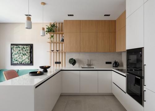 Четырехкомнатная квартира в спокойной цветовой гамме. 03