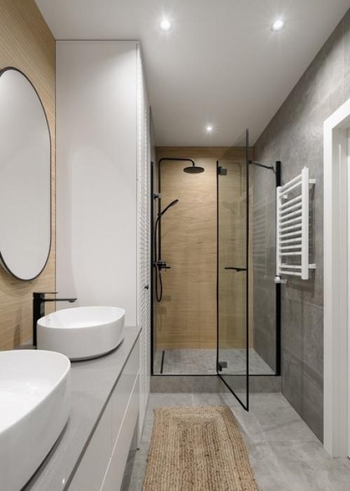 Четырехкомнатная квартира в спокойной цветовой гамме. 07