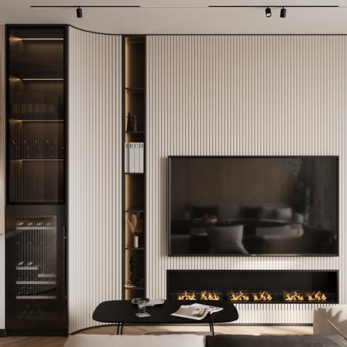 Кухня - гостиная площадью 42 кв.