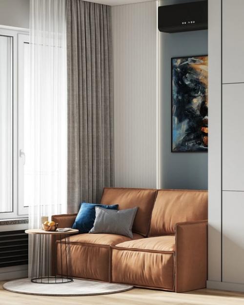 Кухня - гостиная, площадью 15 кв. 06