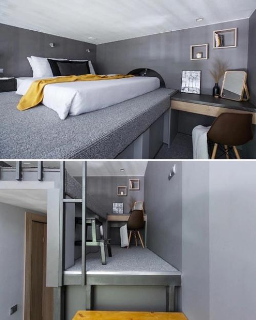 Интерьер квартиры - студии. 04