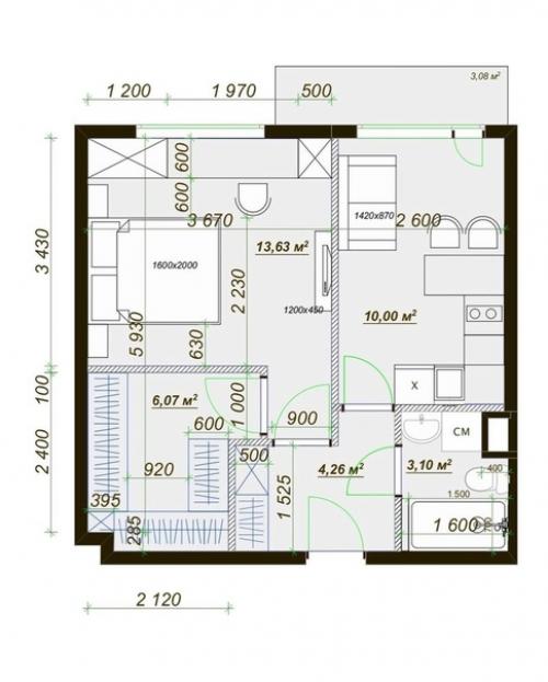 Квартира 38 кв. 08