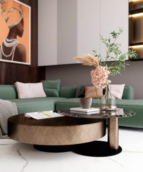 Стильный дизайн - проект, площадью - 80 кв.