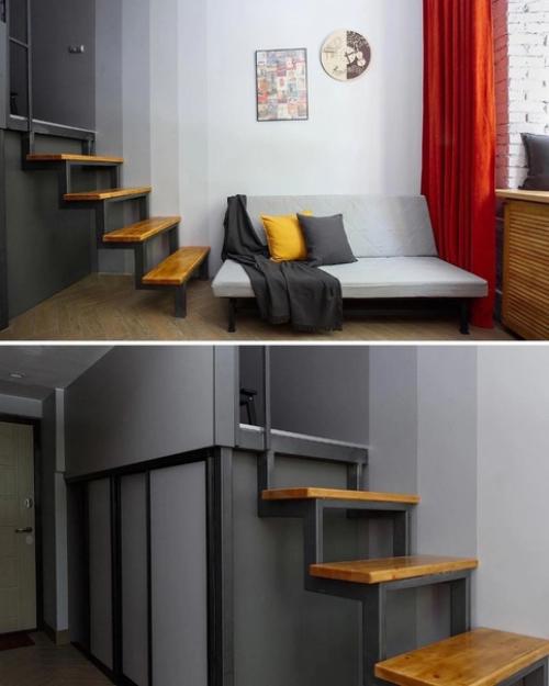 Интерьер квартиры - студии. 02