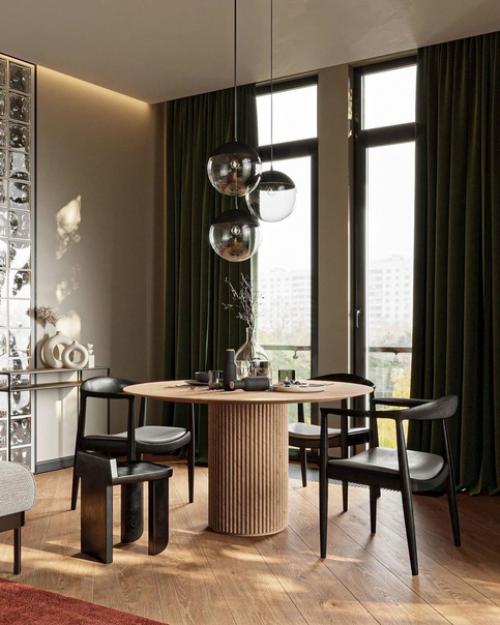 Лаконичный интерьер однокомнатной квартиры. 04