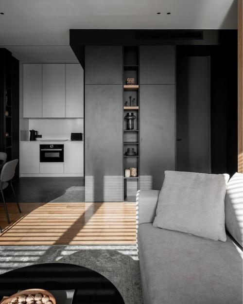 Стильный дизайн квартиры площадью 56 кв. 01