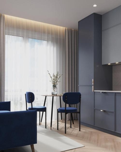 Интерьер квартиры с яркими акцентами. 09