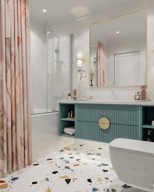 Стильная ванная комната. 01