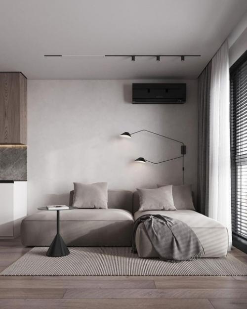 Минималистичный стиль и современные решения позволили создать идеальное пространство. 06