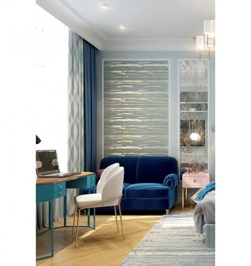 Яркая спальня для молодой девушки. 03