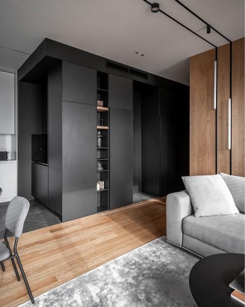 Стильный дизайн квартиры площадью 56 кв. 02