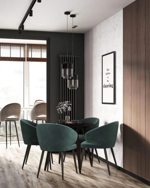 Кухня - гостиная площадью 10 кв. 02