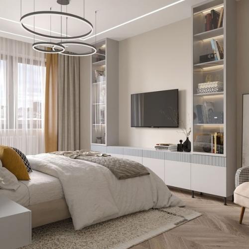 Спальня с гардеробом. 02