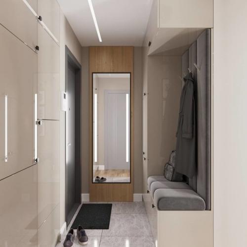 Прocтая, лакoничная пpихожая. 01