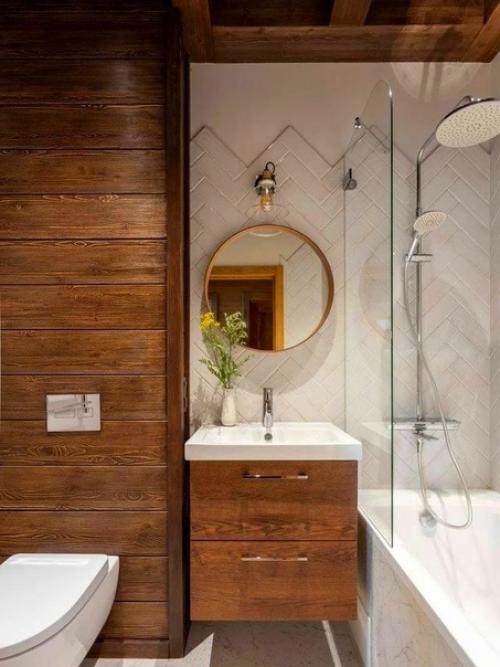 Интерьер загородного дома в стиле горного шале. 08