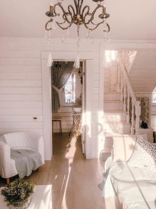 Потрясающий атмосферный интерьер дома в стиле Прованс. 02