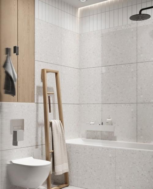 Минималистичный интерьер квартиры площадью 42 кв. 08