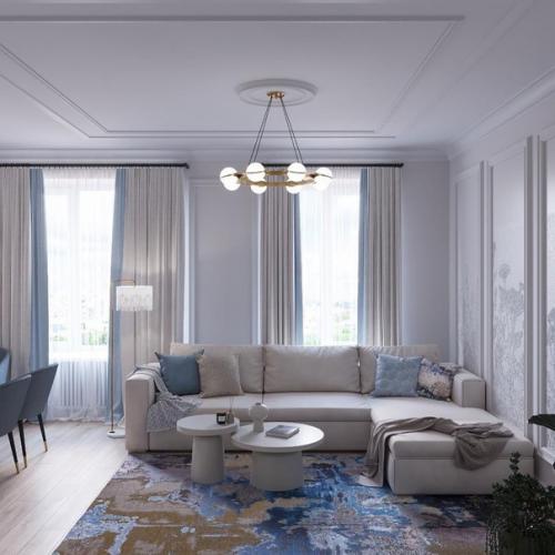 Гостиная в классическом стиле. 03