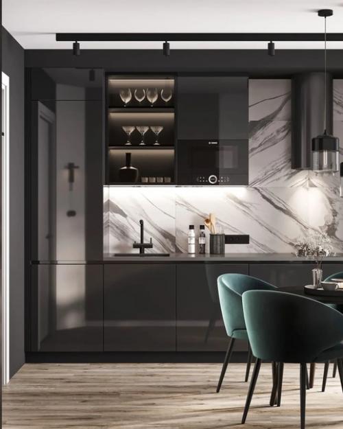 Кухня - гостиная площадью 10 кв. 04