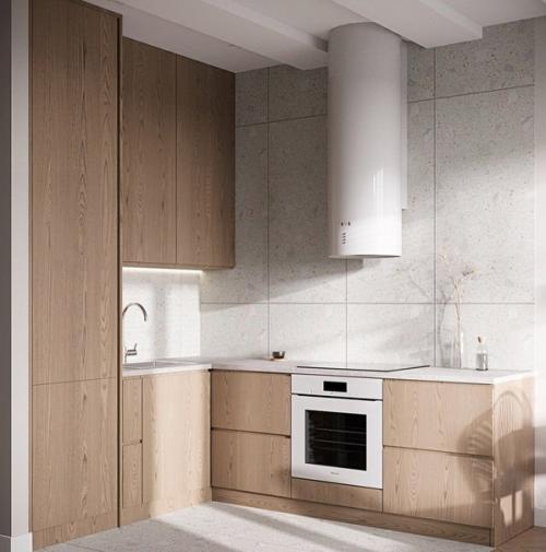 Минималистичный интерьер квартиры площадью 42 кв.