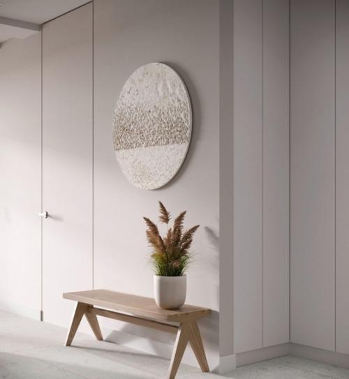 Минималистичный интерьер квартиры площадью 42 кв. 05