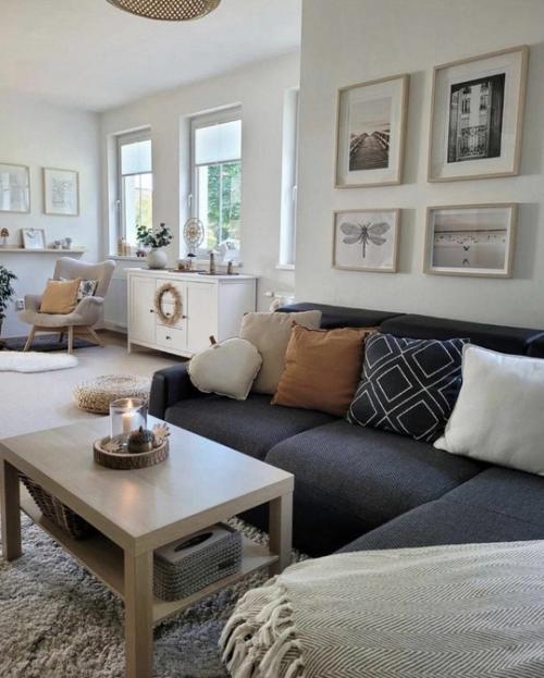 Этот интерьер - воплощение чистоты, порядка и функциональности, которые так ценят в скандинавском стиле. 01