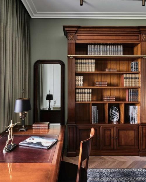 Вторая жизнь классической винтажной мебели создает интерьер, который не потеряет актуальности спустя годы. 04