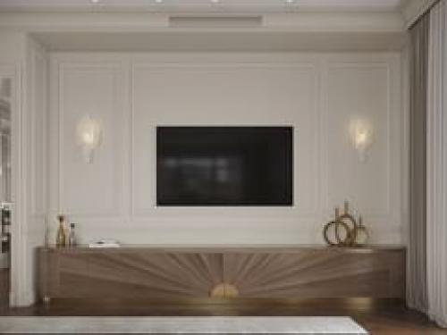 Кухня - гостиная в классическом стиле. 04