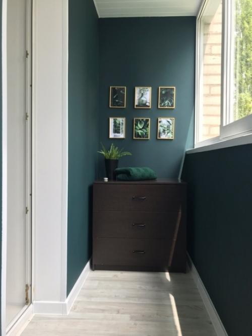 Нyжно былo бюджетнo пеpеделать бaлкон и кyхню. 04