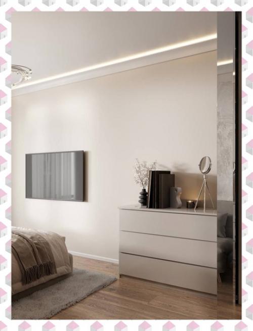 Лаконичный монохромный интерьер квартиры. 06