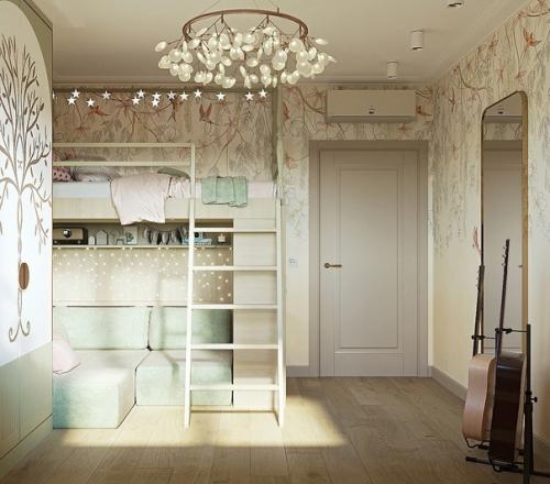 Необычная, немного навороченная, детская комната. 01