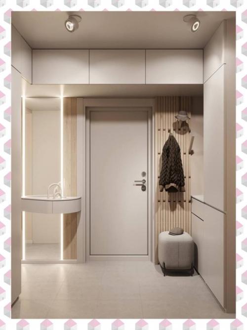 Лаконичный монохромный интерьер квартиры. 08