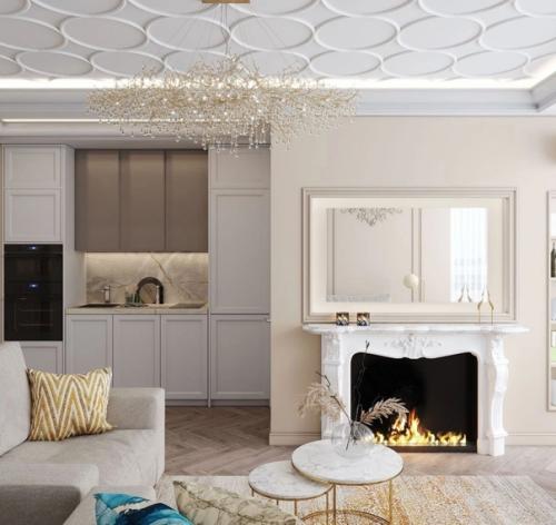 Однокомнатная квартира с ванной в спальне. 02