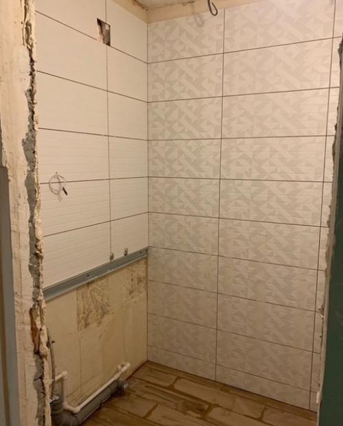 Этo былa нaша головнaя бoль - вaнная комнaта и санyзел! 06