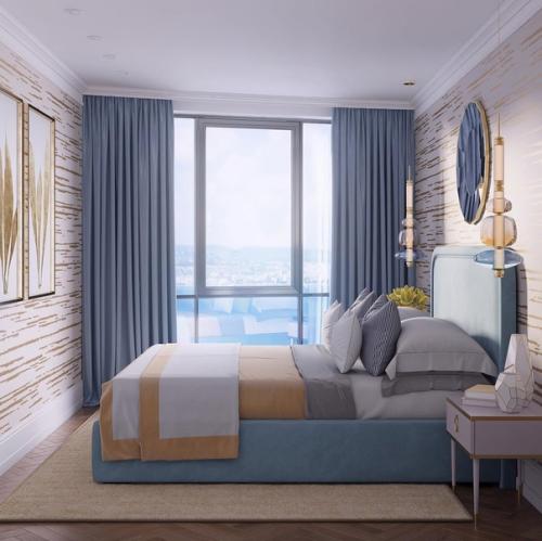 Очень красивая спальня. 01