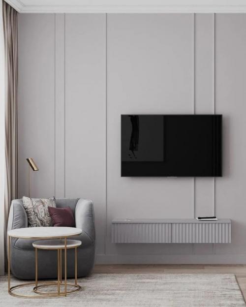 Дизайн кухни - гостиной 16, 5 кв. 03