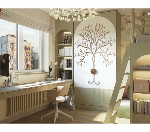 Необычная, немного навороченная, детская комната. 05