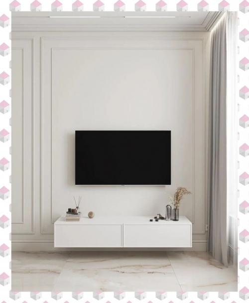 Любимый в наших широтах бежевый цвет и его оттенки, молдинги и много света и воздуха. 05