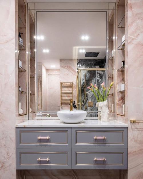 Квартира с розовыми акцентами. 08