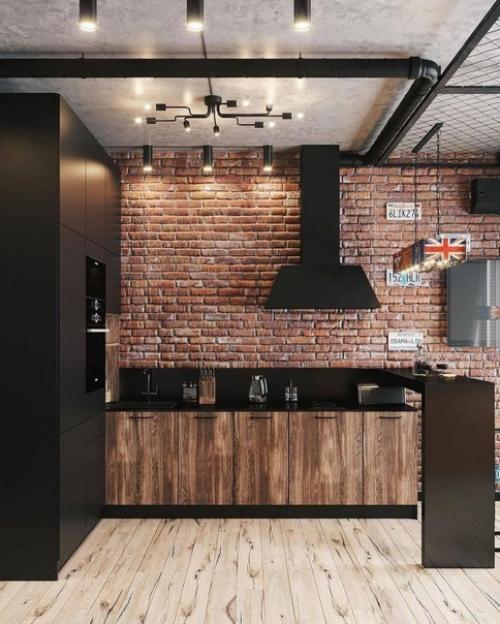 Интерьер в стиле лофт. 07
