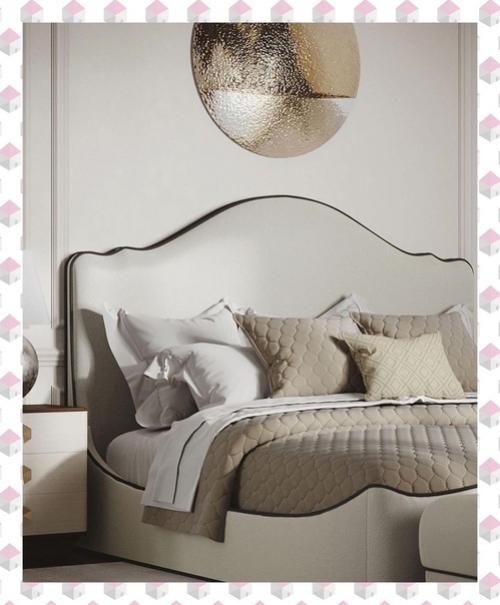 Лёгкая и воздушная спальня.