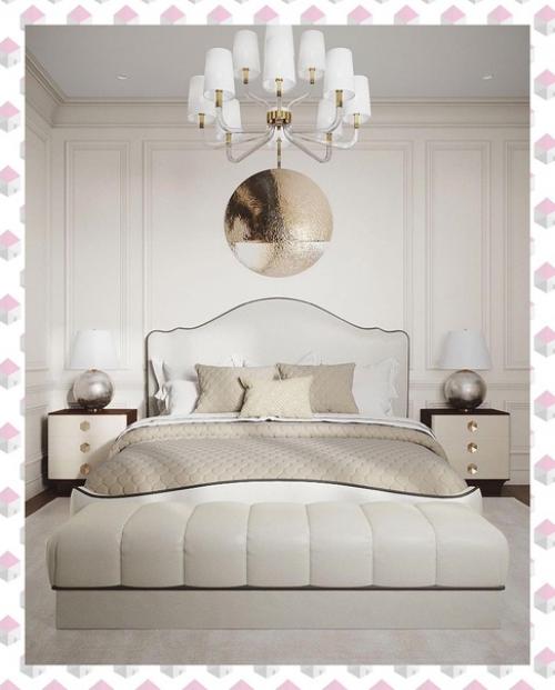 Лёгкая и воздушная спальня. 02