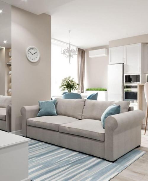 А как вы к голубому цвету на кухне относитесь? 02