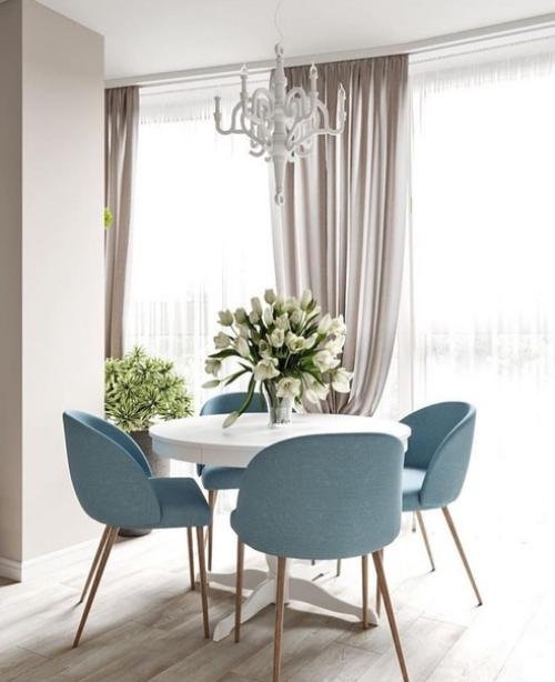 А как вы к голубому цвету на кухне относитесь? 01